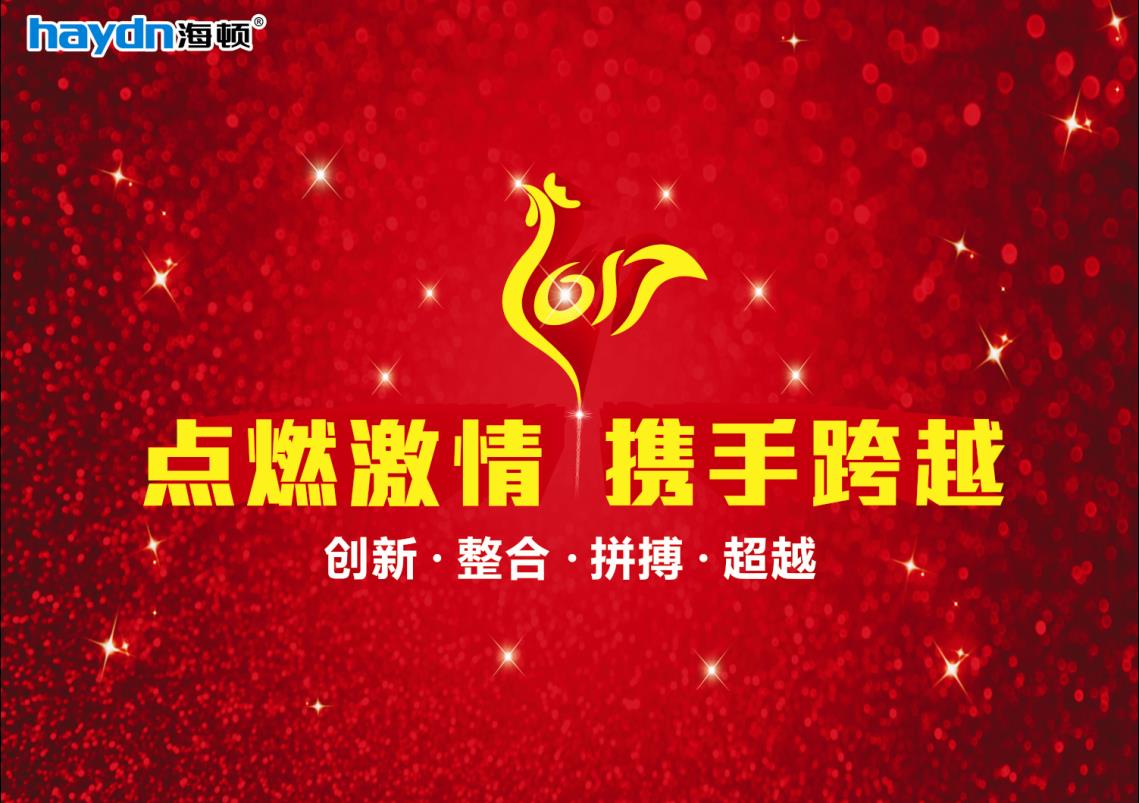 點(diǎn)燃激情|攜手跨越,海頓2017年春節(jié)晚會